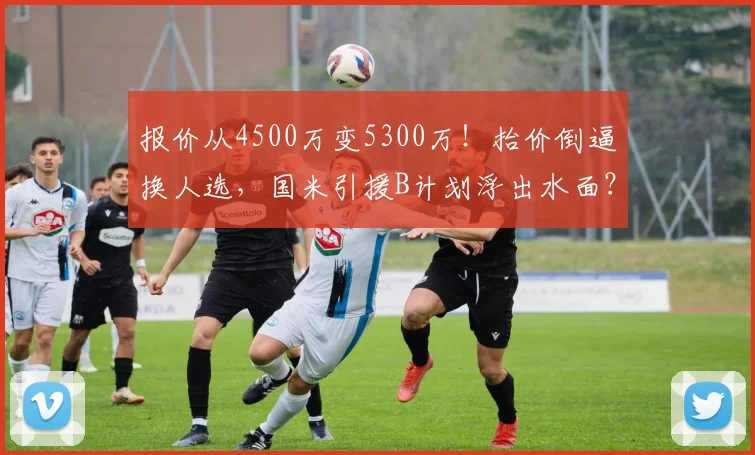 报价从4500万变5300万！抬价倒逼换人选，国米引援B计划浮出水面？_莱斯特拉_谈判_目标